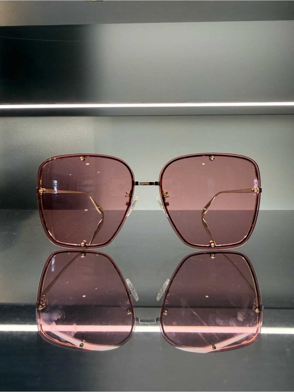 Alexander McQueen Am0364S-003 Women'S Sunglasses